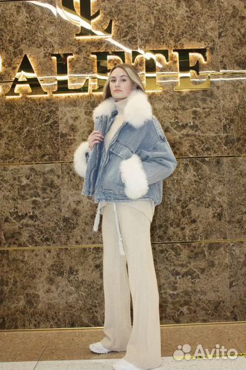 Джинсовый костюм женский