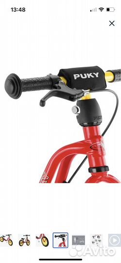 Беговел puky LR 1L BR с ручным тормозом как новый