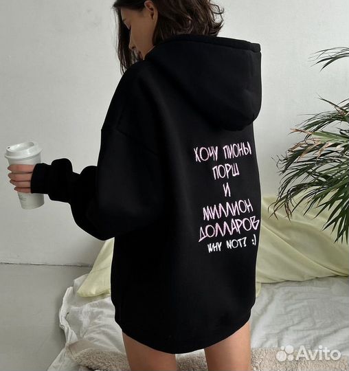 Худи porsche и пионы