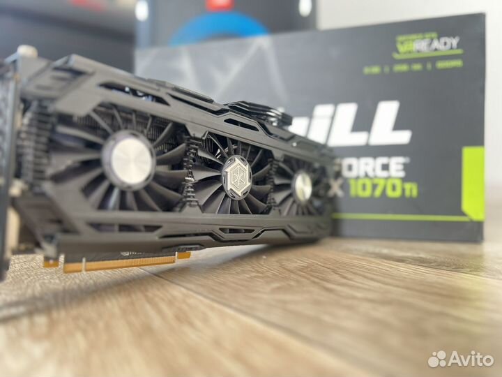 Видеокарта Inno3D i Chill gtx 1070ti 8gb 4X