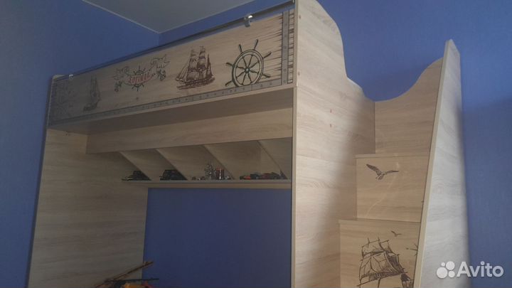 Детская кровать чердак