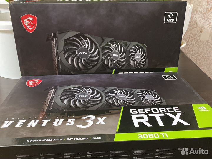 Видеокарта GeForce RTX 3080Ti Ventus 3X 12g gddr6x
