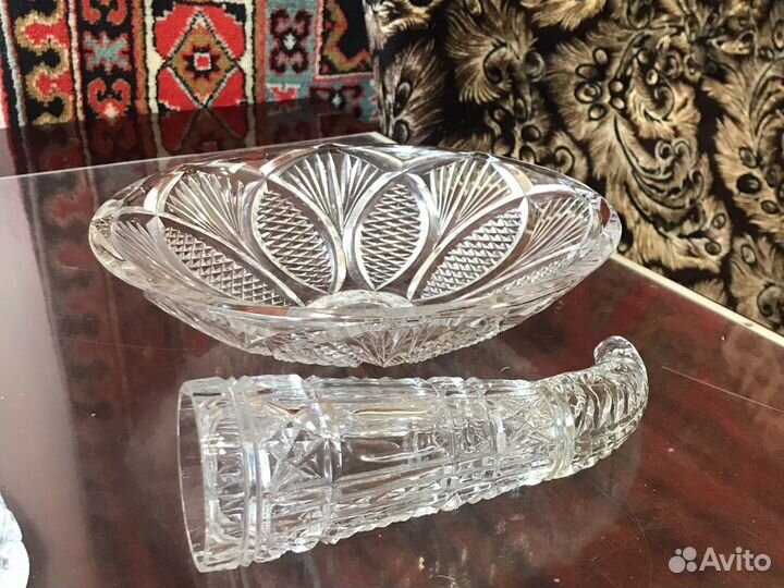 Салатники и конфетницы из хрусталя