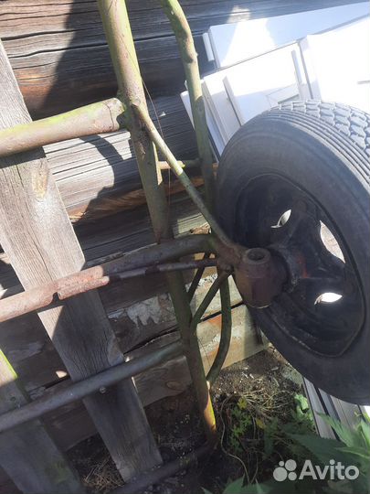 Телега на мотоблок бу