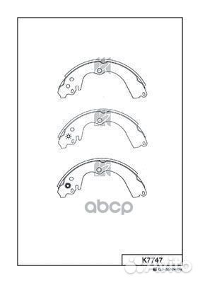 K7747-01 4663.00551sbsfsb339 колодки бараба