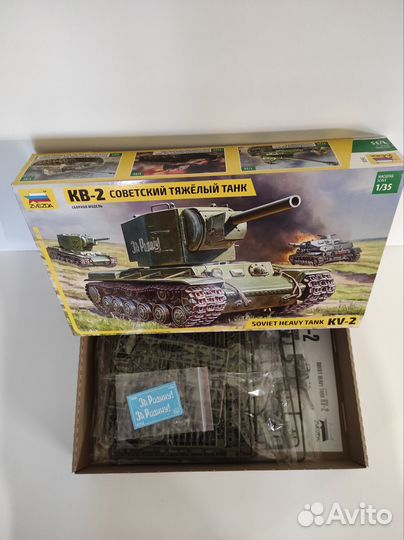 Модель танка кв-1, и кв-2,масштаб 1/35