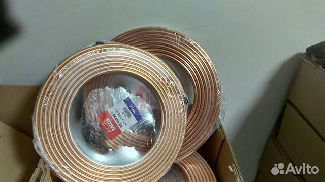 Медные трубки -3/8 50 м-бухта стенка 0,65