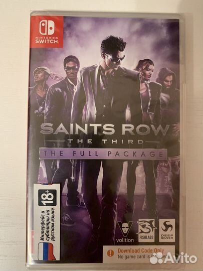 Игра Saints row the third nintendo switch