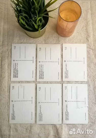 Открытки СССР индийские куклы 5 часть