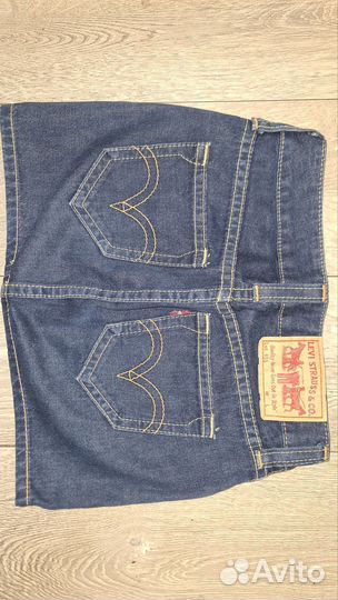 Джинсовая юбка levis