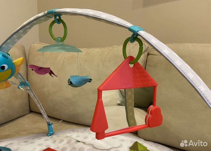 Развивающий коврик tiny love солнечная полянка