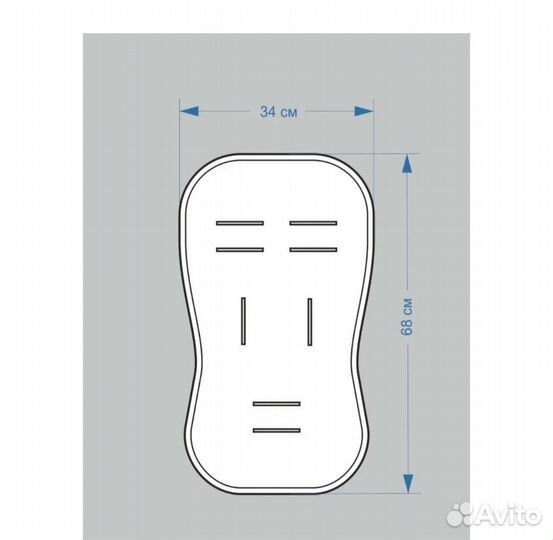 Матрасик в прогулочную коляску