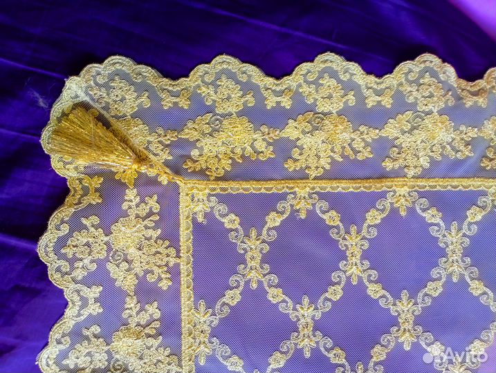 Скатерть ажурная 