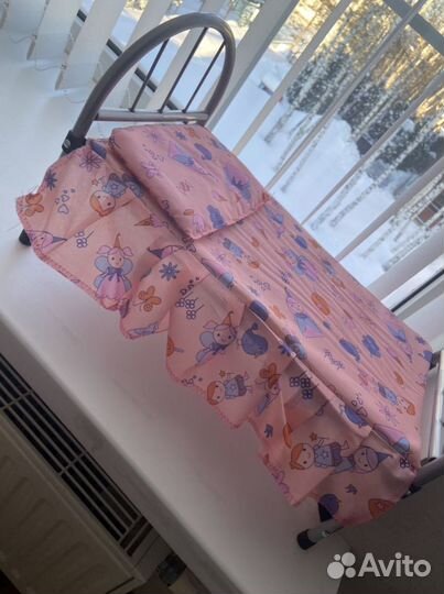 Детская кукольная кровать