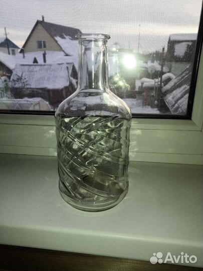 Графин из СССР 70-х годов, ваза под цветы, ботинок