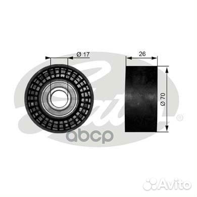 Направляющий ролик привода вспомогательных агре