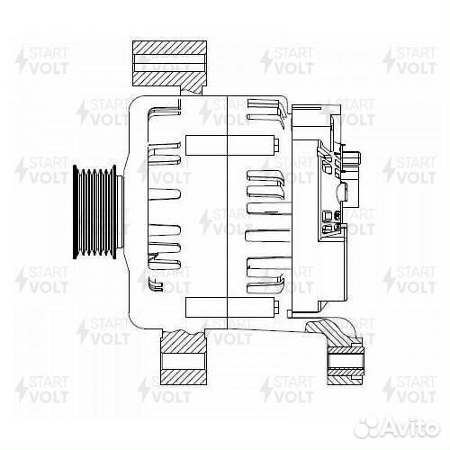 Генератор для BMW X5 E53 рестайлинг 2003-2006 4625