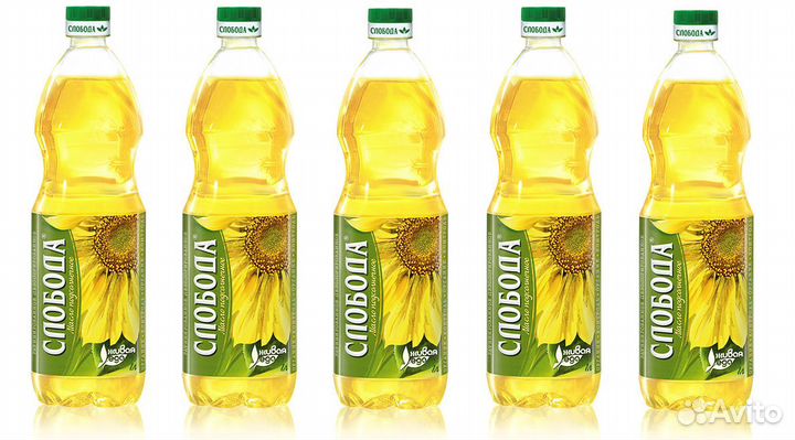 Масло подсолнечное оптом 1л