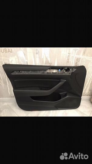 Кожаные обшивки дверей Passat B8