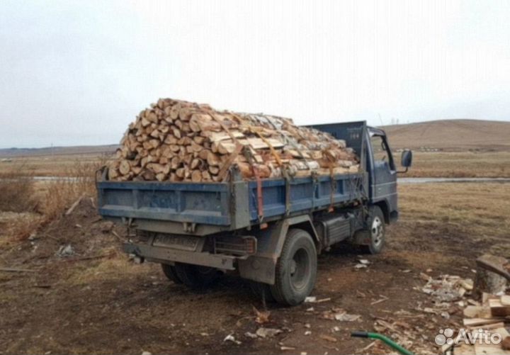 Дрова березовые колотые