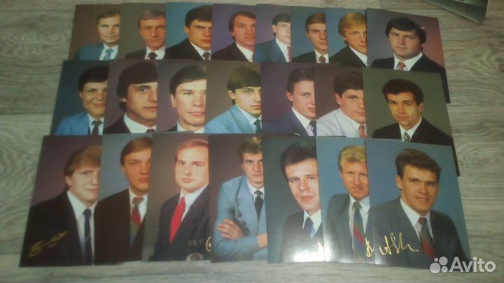 Сборная СССР по хоккею. Набор открыток