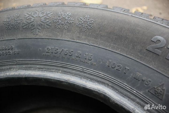 Continental ContiIceContact 4x4 215/65 R16