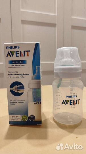 Бутылка avent anti-colic с airfree клапаном,260 мл