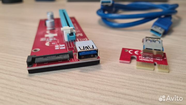 Новый Райзер VER 007s SATA, Кабель USB 100 см