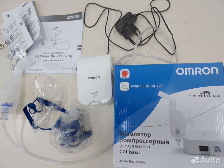 Ингалятор небулайзер omron c21 basic