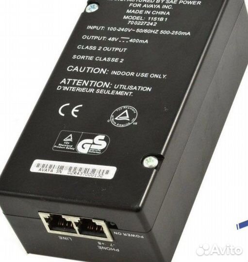 Блок питания poe адаптер 48 v вольт