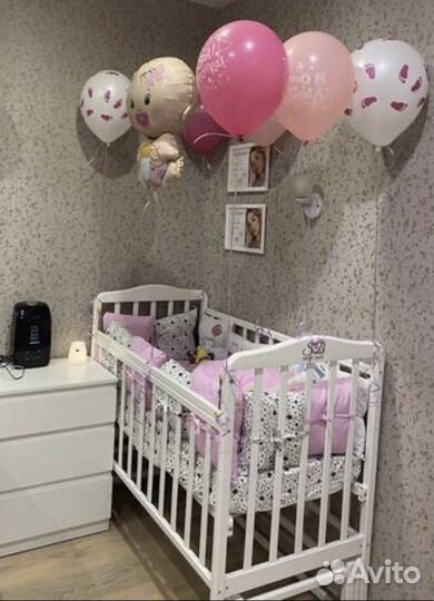 Детская кровать с матрасом