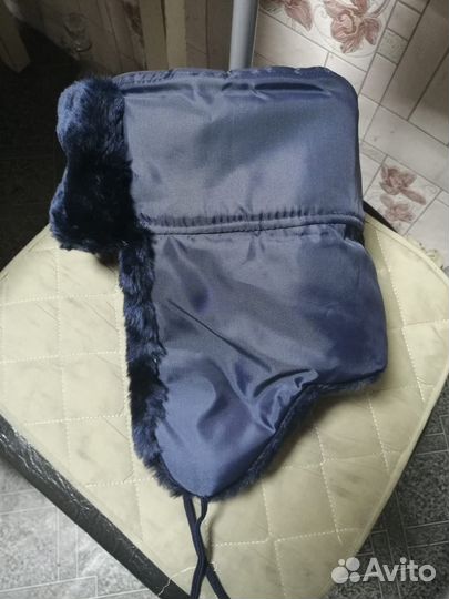 Шапка ушанка мужская