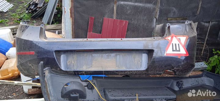 Бампер задний гранта