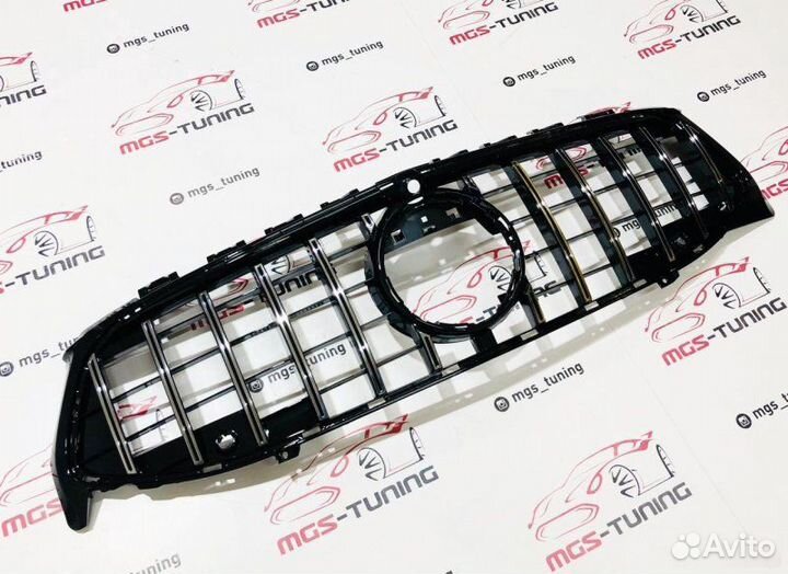 Решетка радиатора Mercedes CLA c118 GT Chrome П/К