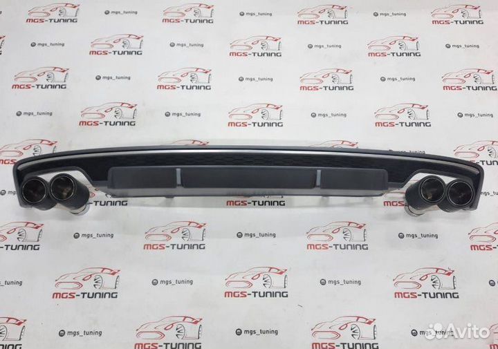 Диффузор + Akrapovic на A7 в стиле S7 2014-2017