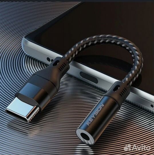 Адаптер для наушников с type C на 3,5 jack