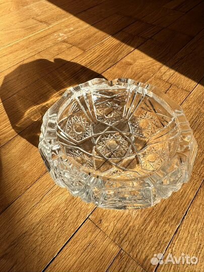 Хрустальная пепельница