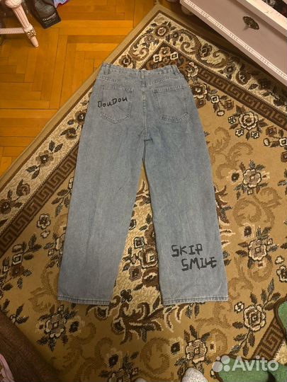 Джинсы широкие y2k