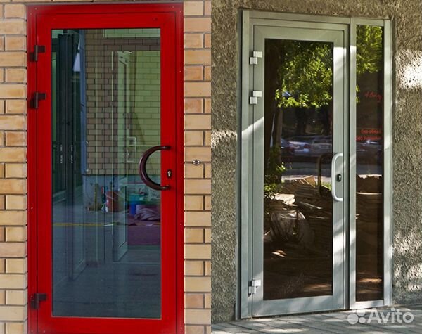 Дверь входная алюминиевая
