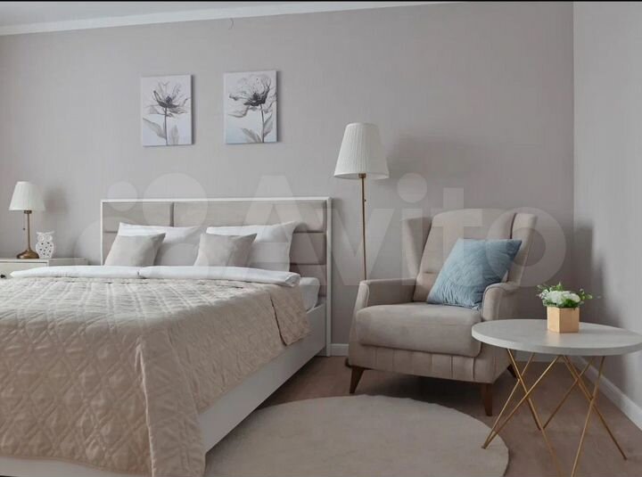 1-к. квартира, 34 м², 1 кровать