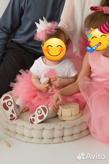 Платье боди на годик