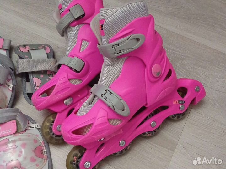 Роликовые коньки детские раздвижные