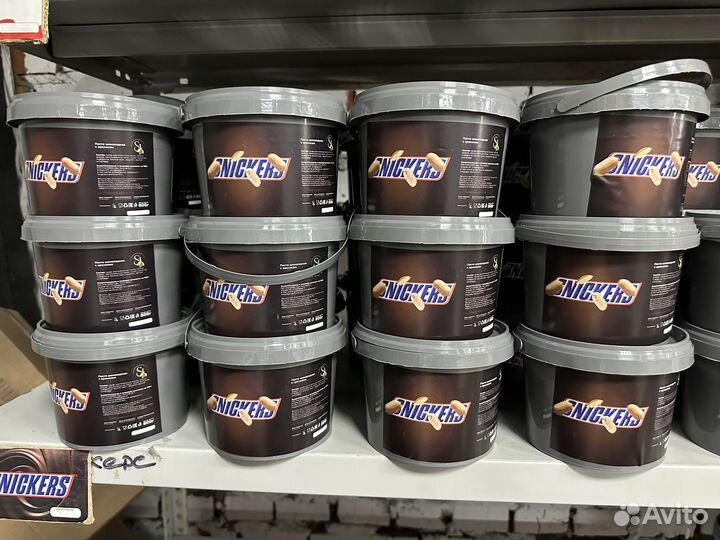 Шоколадная паста сникерс оптом