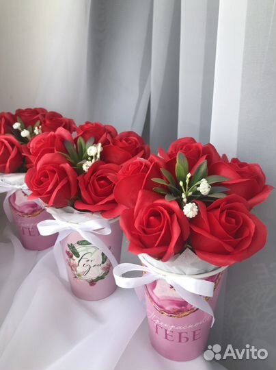 Мыльные розы цветы