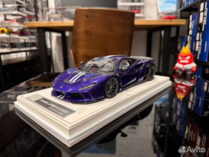 IM1816G IVY Ferrari F8 Hong Kong Violet 1:18
