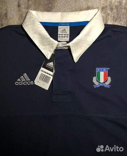 Регбийка Adidas italy Vintage NEW Оригинал