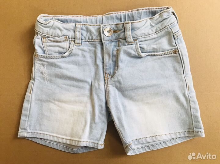 Шорты джинсовые Zara 104 р. в отл. сост