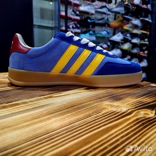 Кроссовки Adidas Gucci x Gazelle Light Blue Suede