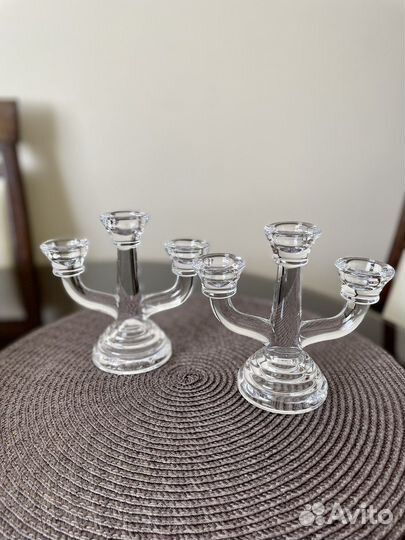 Хрустальные подсвечники