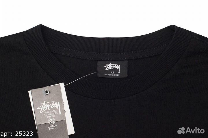 Футболка Stussy prison Чёрная